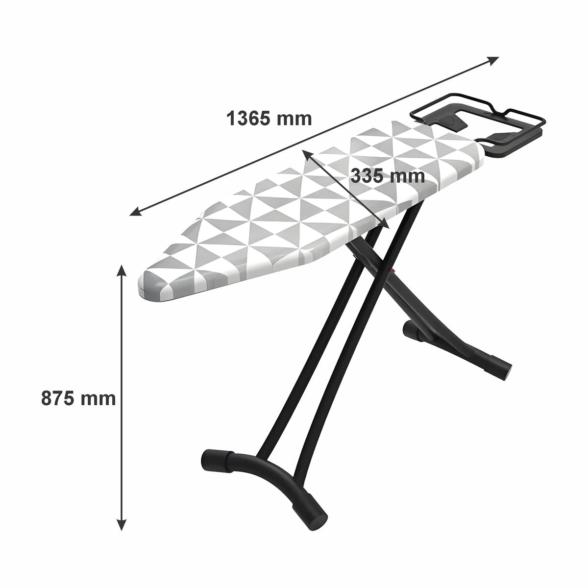 REGENT IRONING BOARD MEDIUM, 1300X330X850MM