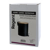 REGENT DUSTBIN STAINLESS STEEL BLACK WITH BAMBOO LID, 5L