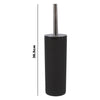 BATHROOM ASST. BLACK/GREY 6PCE PLASTIC SET