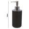 BATHROOM ASST. BLACK/GREY 6PCE PLASTIC SET