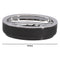 BATHROOM ASST. BLACK/GREY 6PCE PLASTIC SET