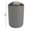 BATHROOM ASST. BLACK/GREY 6PCE PLASTIC SET