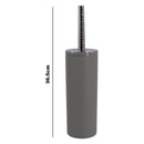 BATHROOM ASST. BLACK/GREY 6PCE PLASTIC SET