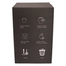 BATHROOM ASST. BLACK/GREY 6PCE PLASTIC SET