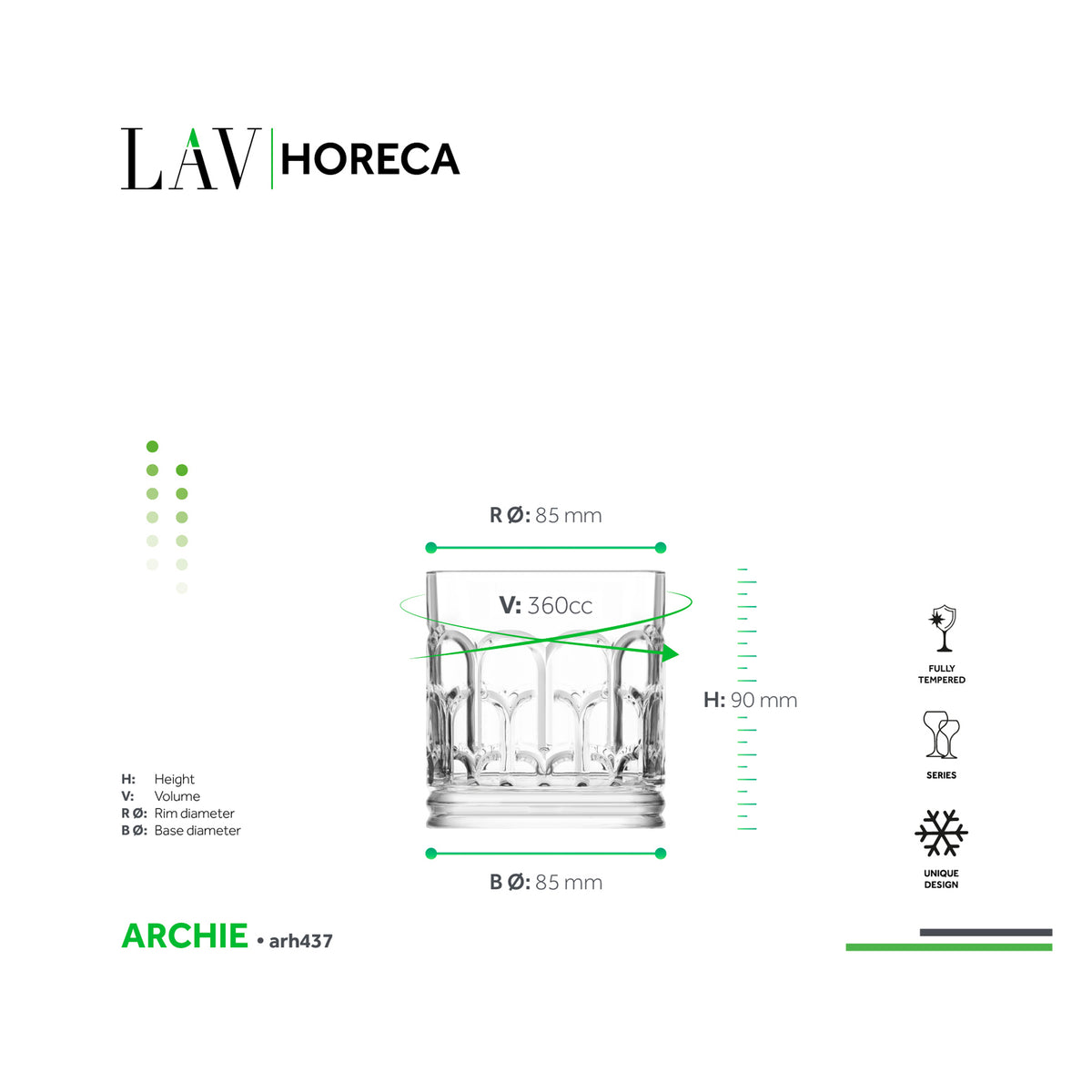 LAV HORECA ARCHIE WHISKEY 370ML