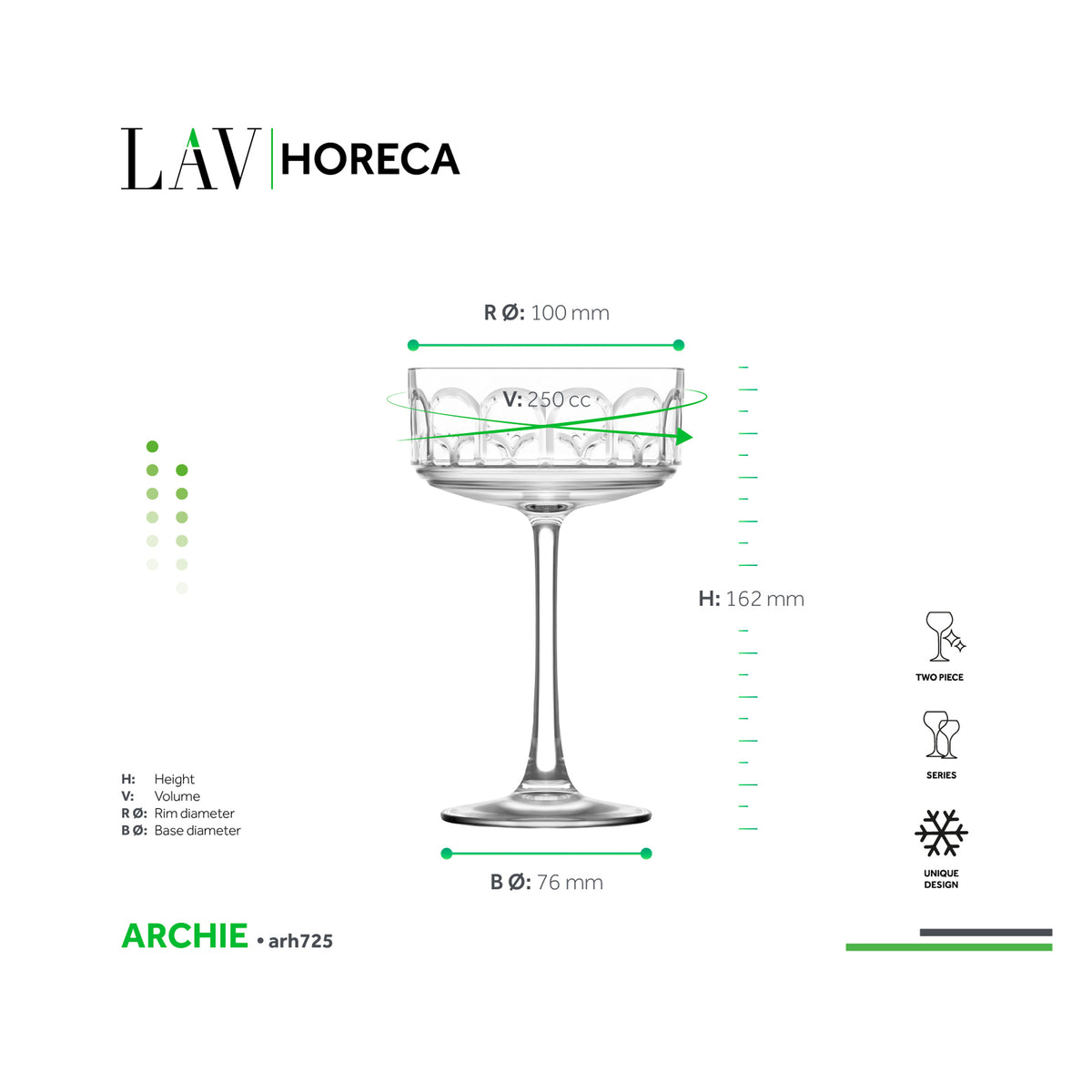 LAV HORECA ARCHIE CHAMPAGNE 250ML