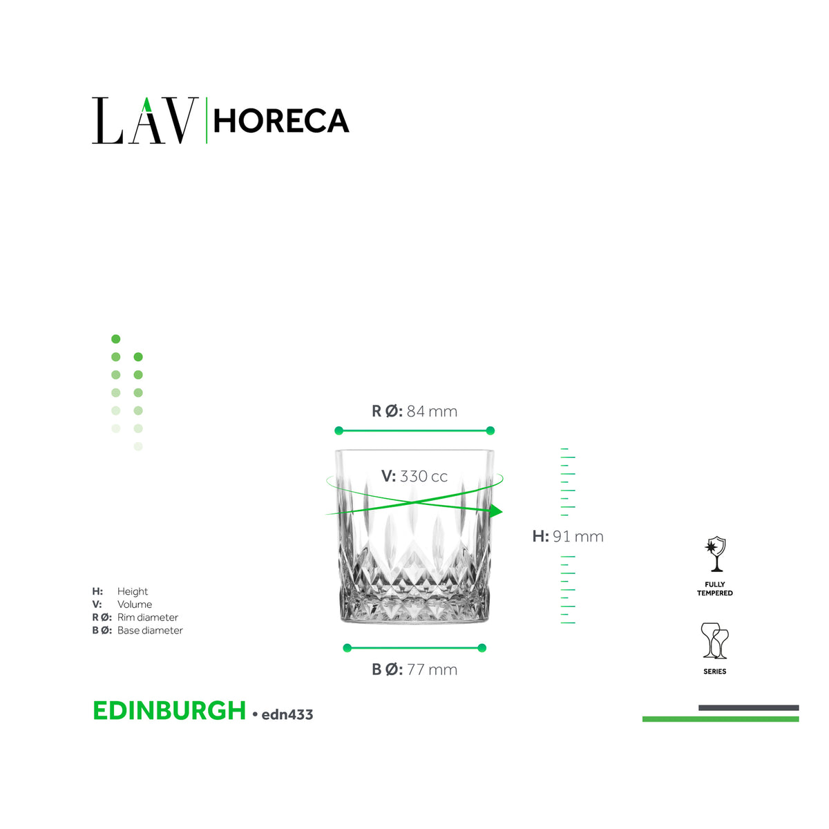 LAV HORECA EDINBURGH WHISKEY 330ML