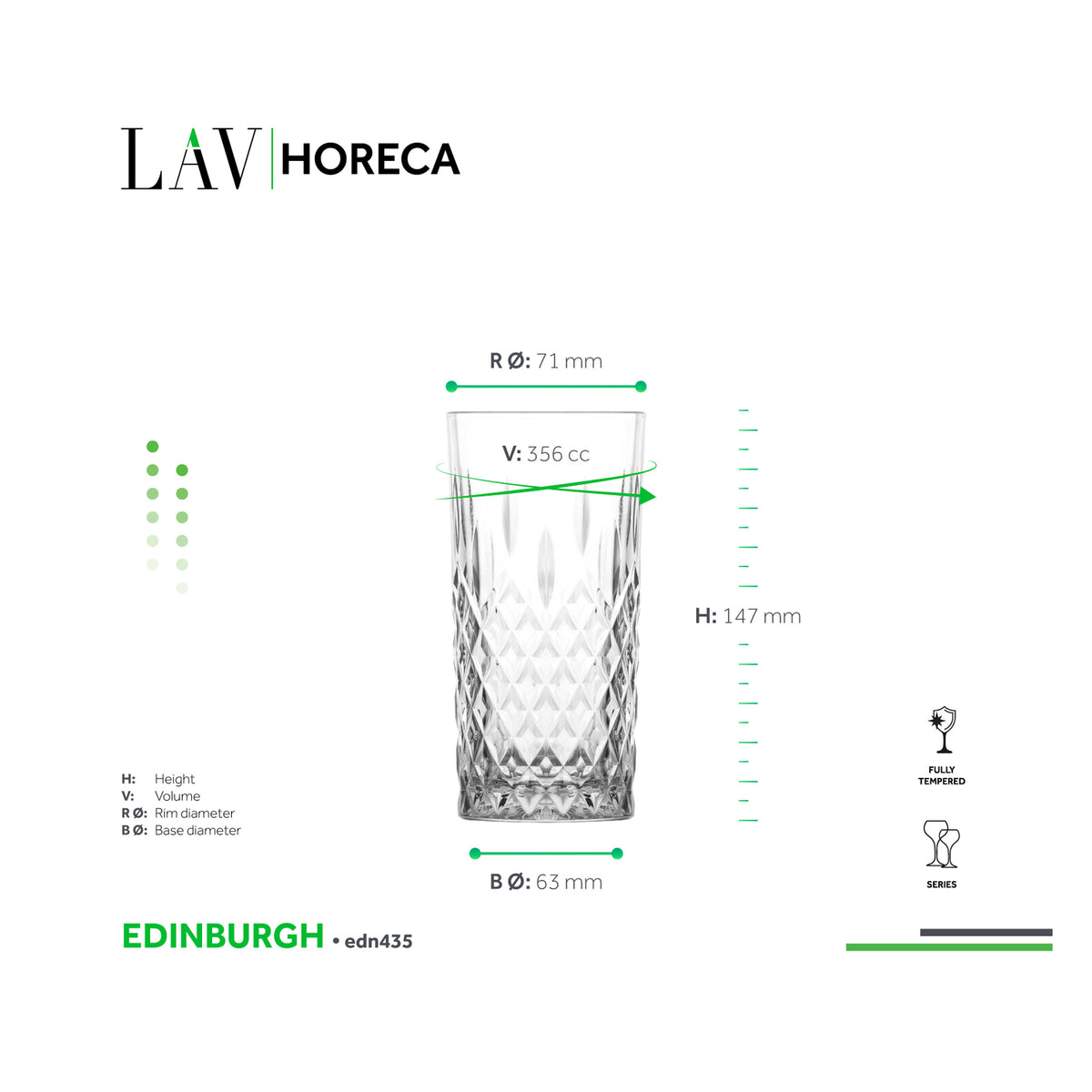 LAV HORECA EDINBURGH LONG DRINK 356ML