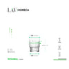 LAV HORECA ISTANBUL STACKABLE SHORT TUMBLER 240ML