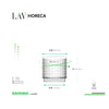 LAV HORECA RAVENNA SHORT TUMBLER 380ML