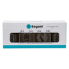 REGENT MINI GLASS CANISTERS ASSORTED DESIGNS 4PK, 300ML