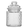 REGENT MINI GLASS CANISTERS ASSORTED DESIGNS 4PK, 300ML