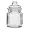 REGENT MINI GLASS CANISTERS ASSORTED DESIGNS 4PK, 300ML