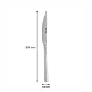 ST. JAMES CUTLERY CAMBRIDGE 18/10 TABLE KNIFE 12PK