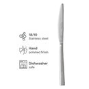 ST. JAMES CUTLERY CAMBRIDGE 18/10 DESSERT KNIFE, 12PK