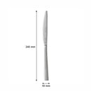 ST. JAMES CUTLERY CAMBRIDGE 18/10 DESSERT KNIFE, 12PK