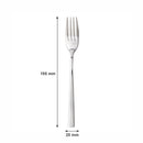 ST. JAMES CUTLERY CAMBRIDGE 18/10 DESSERT FORK, 12PK