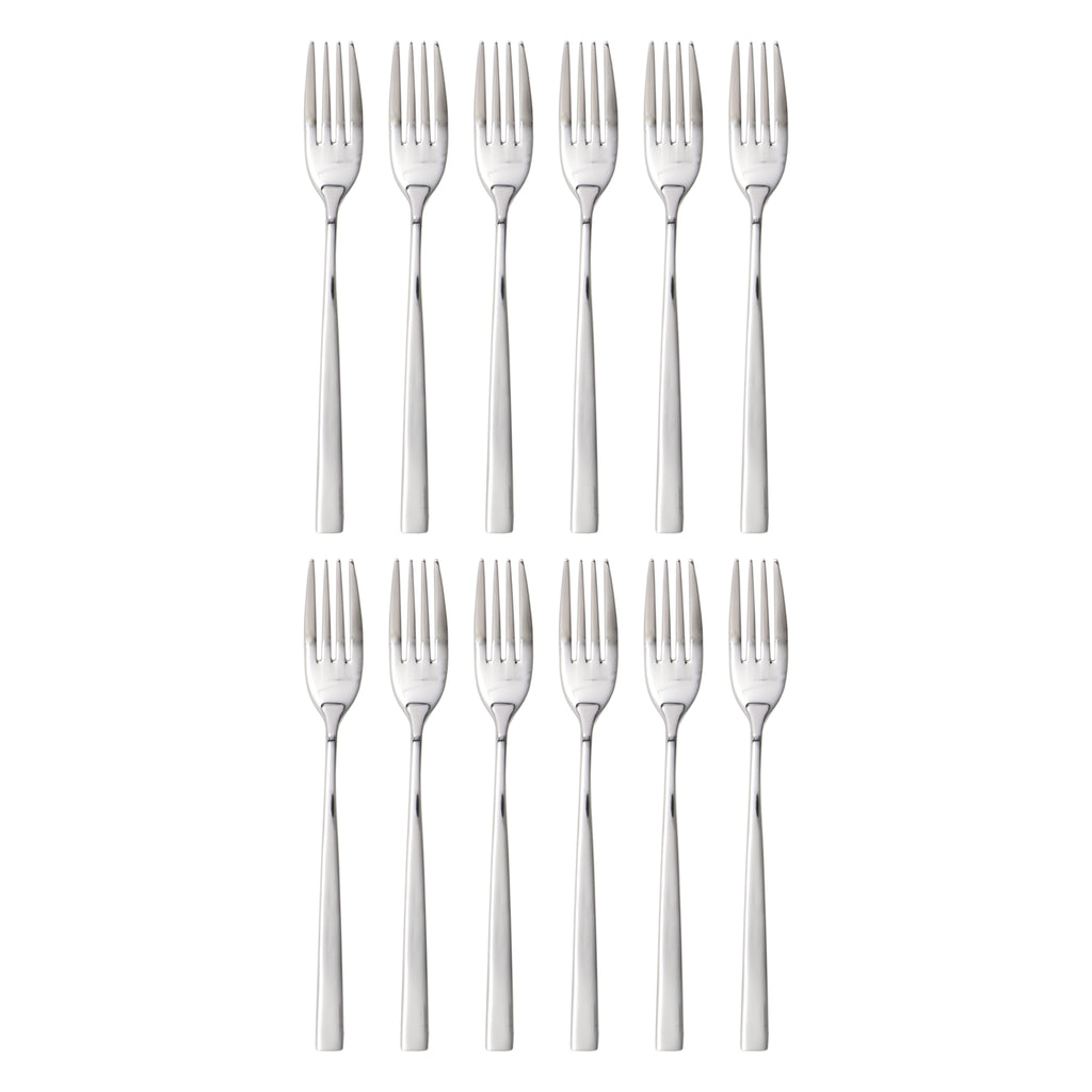ST. JAMES CUTLERY CAMBRIDGE 18/10 DESSERT FORK, 12PK