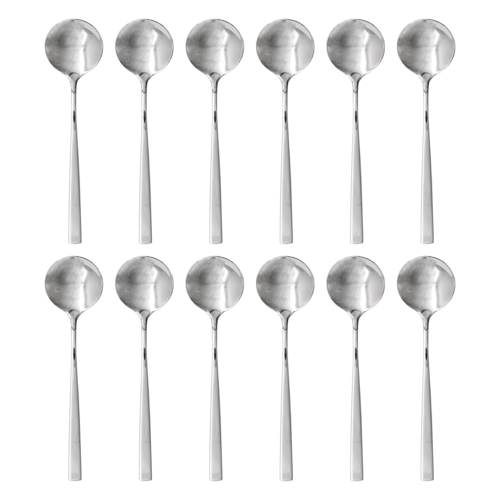 ST. JAMES CUTLERY CAMBRIDGE 18/10 SOUP SPOON, 12PK