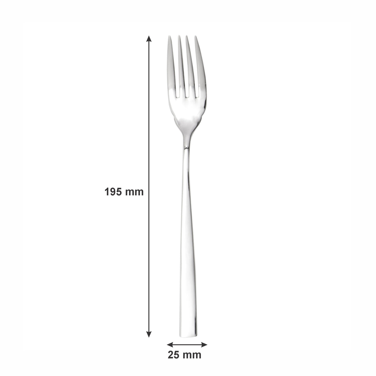 ST. JAMES CUTLERY CAMBRIDGE 18/10 FISH FORK 12PK
