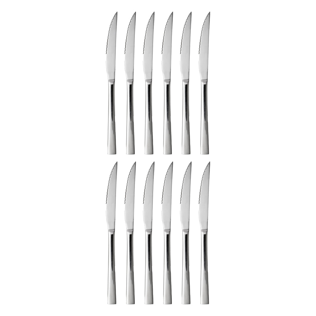 ST. JAMES CUTLERY CAMBRIDGE 18/10 STEAK KNIFE 12PK