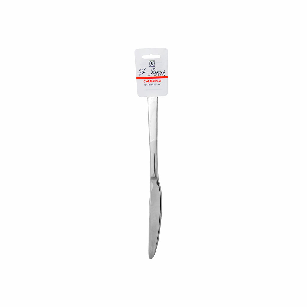 ST. JAMES CUTLERY CAMBRIDGE 18/10 TABLE KNIFE 2PK HANG PACK