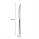 ST. JAMES CUTLERY CAMBRIDGE 18/10 STEAK KNIFE 2PC HANG PACK