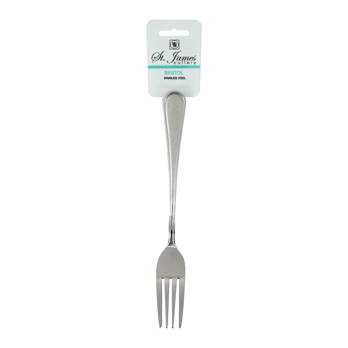 ST. JAMES CUTLERY BRISTOL (880) TABLE FORK 4PK HANG CARD