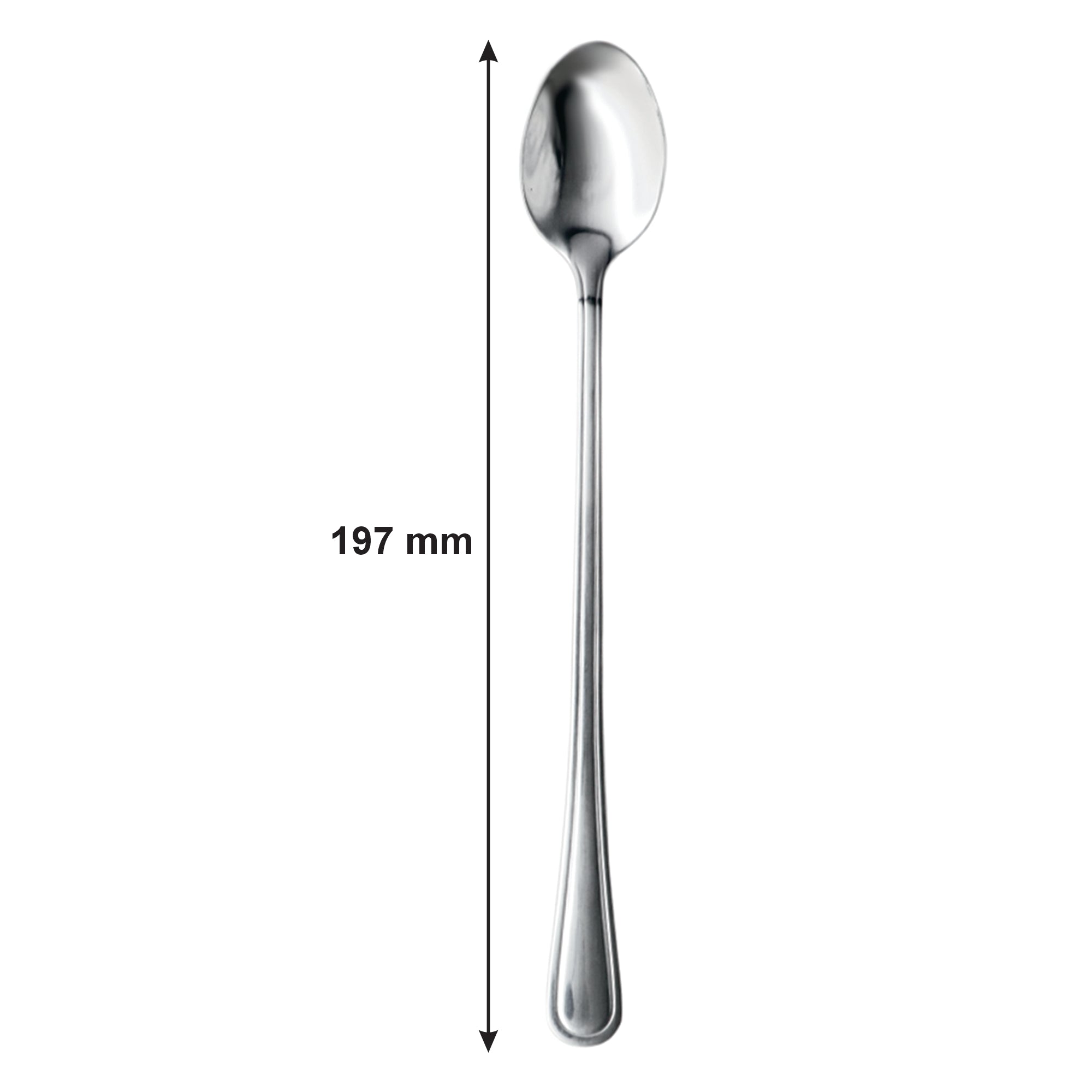ST. JAMES CUTLERY BRISTOL (880) SODA SPOON 4PK HANG CARD