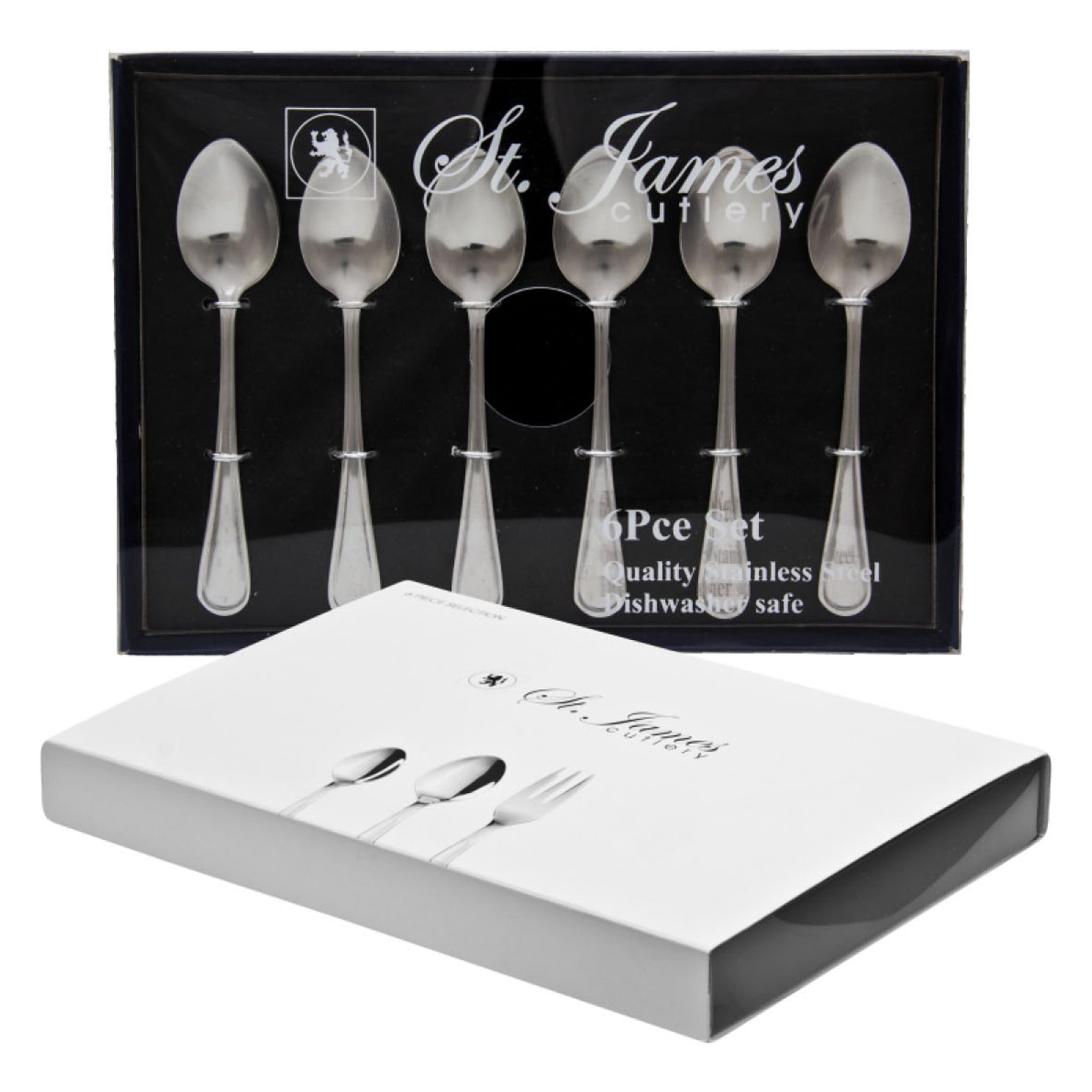 ST. JAMES CUTLERY BRISTOL (880) TEASPOON GIFT BOX 6PK SET