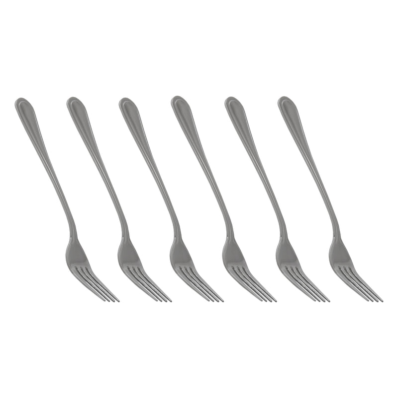 ST. JAMES CUTLERY BRISTOL (880) 6 PIECE CAKE FORK SET IN GIFT BOX