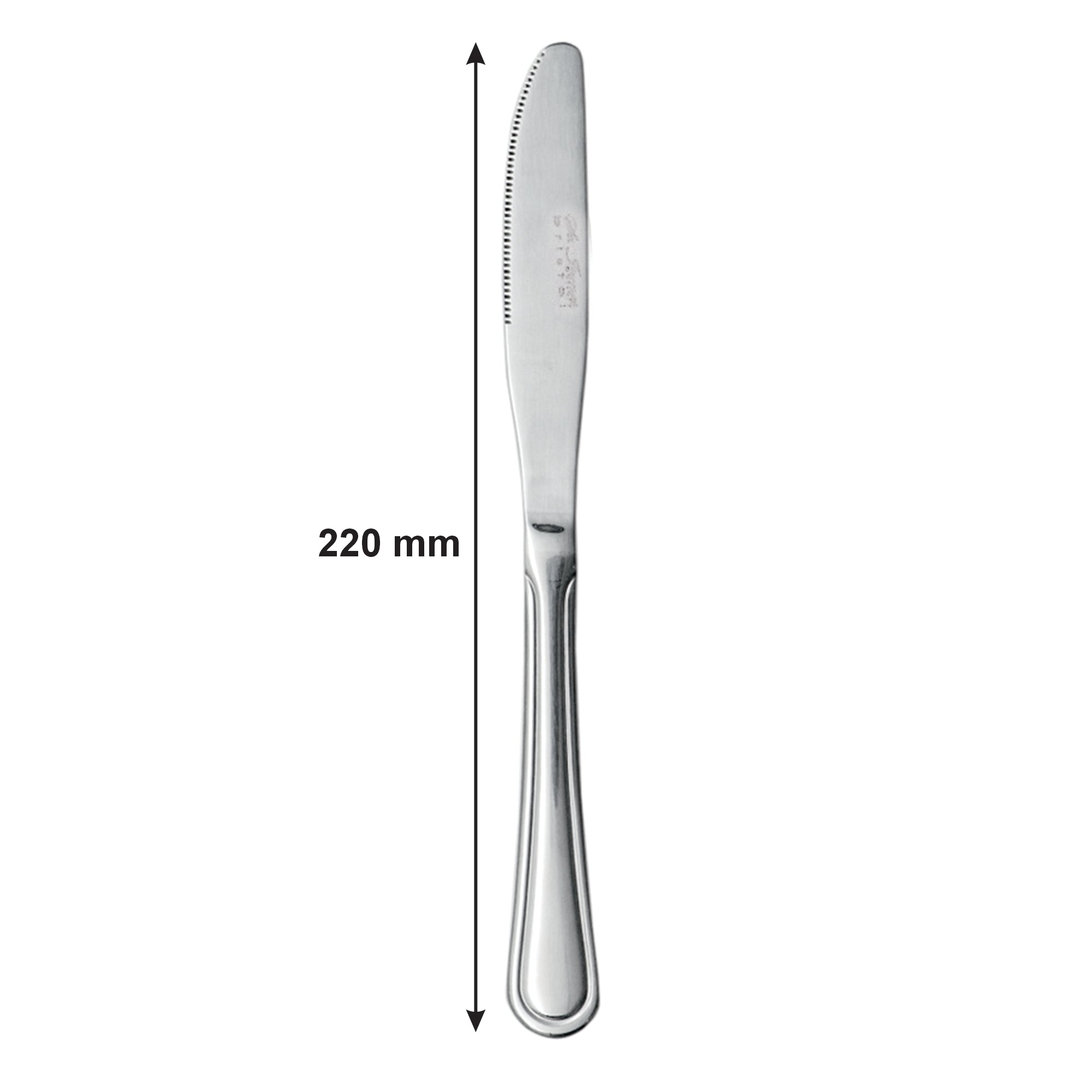ST. JAMES CUTLERY BRISTOL (880) TABLE KNIFE 6PK STAINLESS STEEL