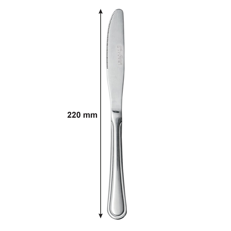 ST. JAMES CUTLERY BRISTOL (880) TABLE KNIFE 6PK STAINLESS STEEL