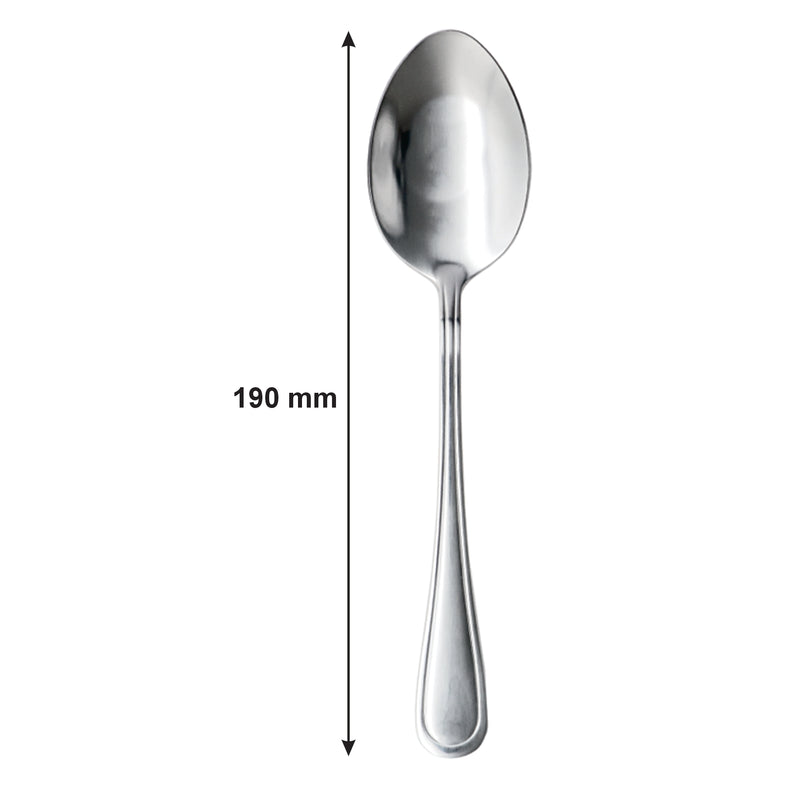 ST. JAMES CUTLERY BRISTOL (880) DESSERT SPOON 6PK STAINLESS STEEL