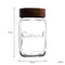 CONSOL JAR WITH DARK WOOD LID 2 PACK, 1LT (167X102MM DIA)