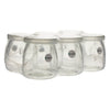 REGENT YOGHURT JARS WITH PLASTIC LIDS 6PK, 150ML