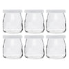 REGENT YOGHURT JARS WITH PLASTIC LIDS 6PK, 150ML
