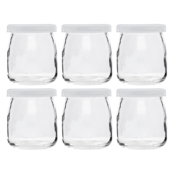 REGENT YOGHURT JAR WITH PLASTIC LID 6 PACK, 150ML