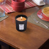 REGENT SCENTED CANDLES (VANILLA) IN A BLACK GLASS JAR WITH BLACK LID 6PK, 200G