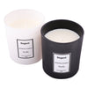 REGENT SCENTED CANDLES (VANILLA) IN A BLACK GLASS JAR WITH BLACK LID 6PK, 200G