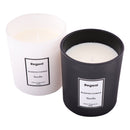 REGENT SCENTED CANDLES (VANILLA) IN A BLACK GLASS JAR WITH BLACK LID 6PK, 200G