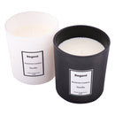REGENT SCENTED CANDLES (VANILLA) IN A WHITE GLASS JAR WITH BLACK LID 6PK, 200G