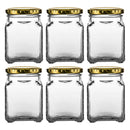 CONSOL 260ML CATERING SQUARE JAR 6PK