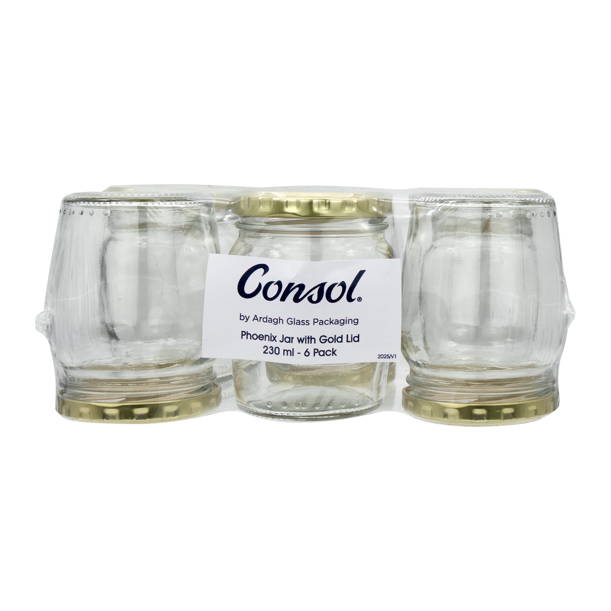 CONSOL 230ML PHOENIX CATERING JAR 6PK