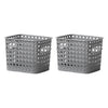 REGENT STOREAWAY GREY CLASSIC BASKETS 4PK VALUE PACK