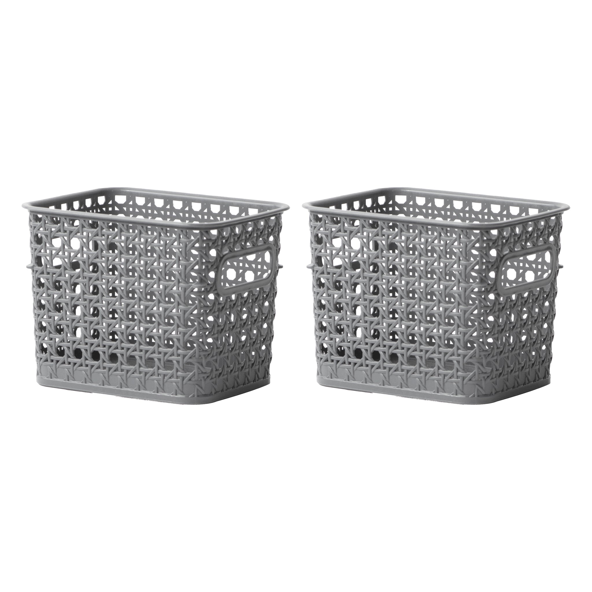 REGENT STOREAWAY GREY CLASSIC BASKETS 4PK VALUE PACK