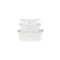 REGENT PLASTIC HARMONY BASKET WHITE 3PCE VALUE PACK (A,B & C), (345X280X130MM)