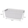 REGENT PLASTIC HARMONY BASKET WHITE 3PCE VALUE PACK (A,B & C), (345X280X130MM)