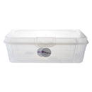 REGENT PLASTIC KEMPY RECTANGULAR STORAGE BOX CLEAR 2PCE VALUE PACK (2.7L l 4.6L), (350X200X115MM)