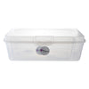 REGENT PLASTIC KEMPY RECTANGULAR STORAGE BOX CLEAR 2PCE VALUE PACK (2.7L l 4.6L), (350X200X115MM)